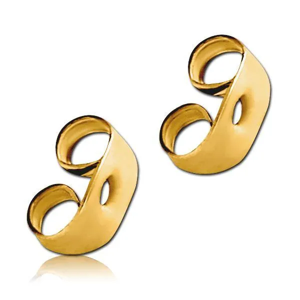 Earrings Tulsa Body Jewelry Gold Earring Back Replacements