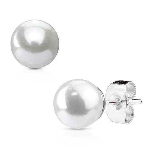 Earrings Tulsa Body Jewelry Pearl Stud Earrings