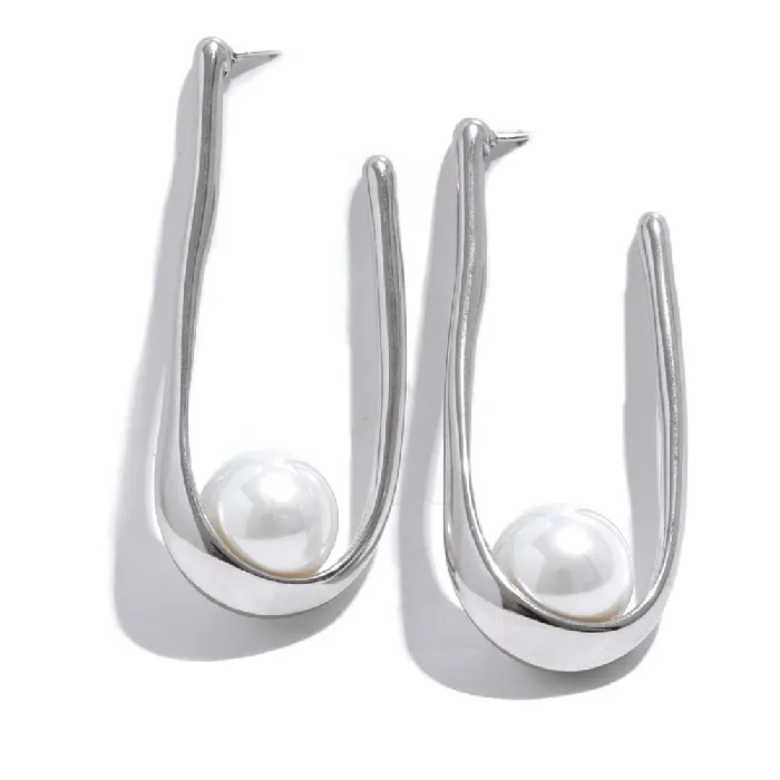 Earrings Utopia Pearls Hoop Earrings Mabel Love Co