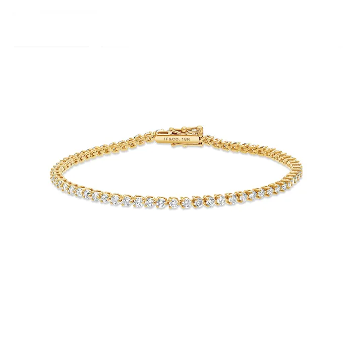 Enzo Diamond Tennis Bracelet 3Point IF Co Bracelets