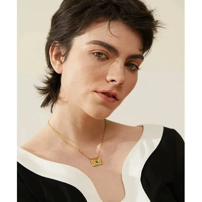 Evil Eye Pendant Necklace Mabel Love Co Necklaces