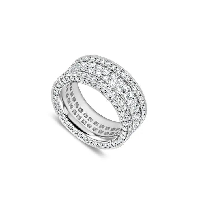 IF Co Rings Massimo Eternity Ring 2Row IF Co Rings Massimo Eternity Ring 2Row