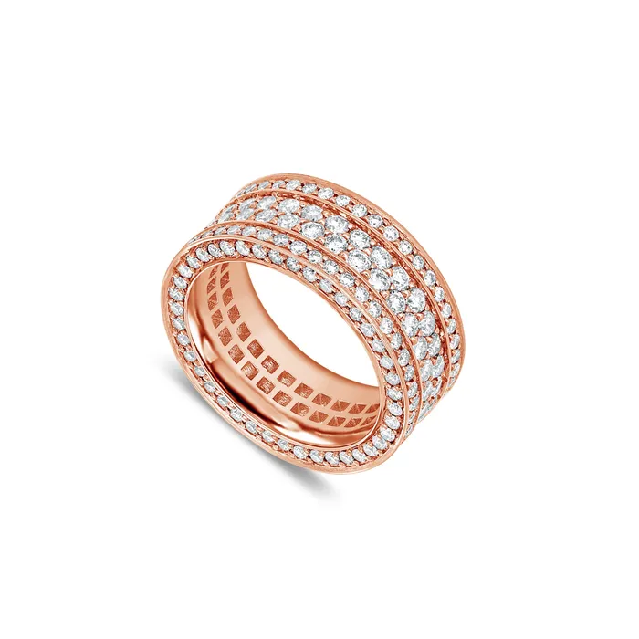 IF Co Rings Massimo Eternity Ring 2Row IF Co Rings Massimo Eternity Ring 2Row