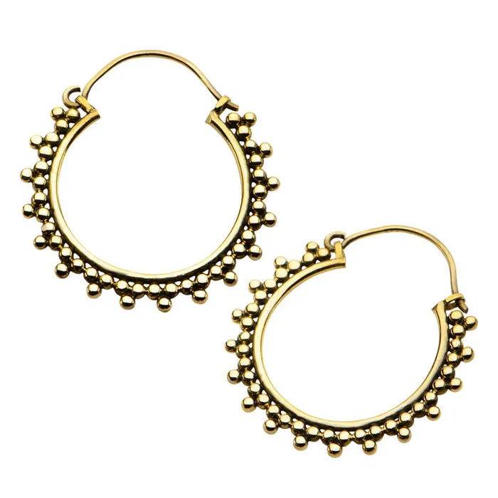 Luna Brass Earrings Tulsa Body Jewelry Earrings