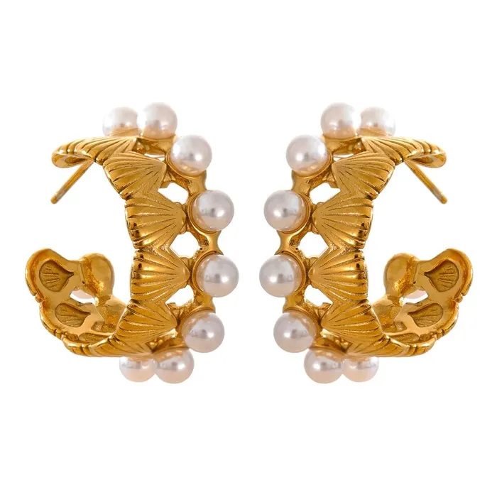 Mabel Love Co Ariel Hoop Earrings Earrings