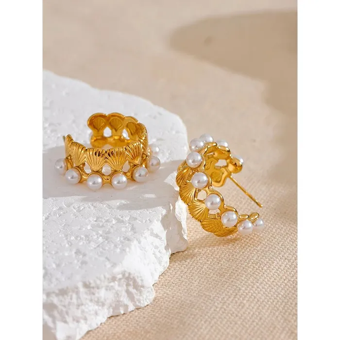 Mabel Love Co Ariel Hoop Earrings Earrings