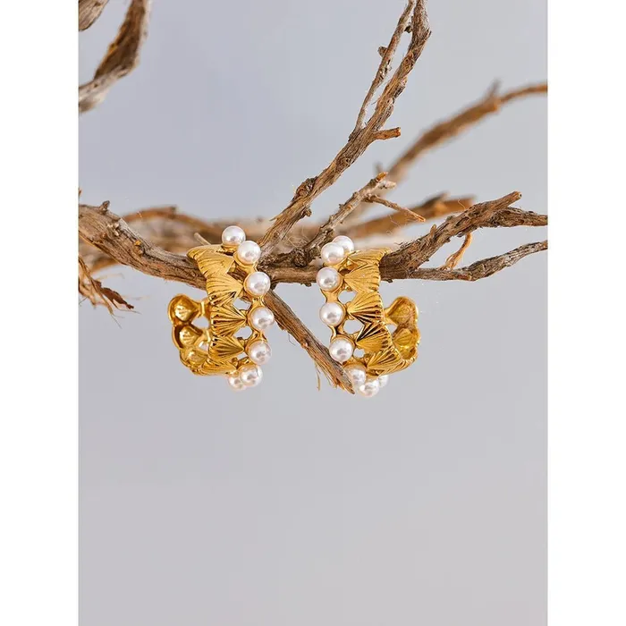 Mabel Love Co Ariel Hoop Earrings Earrings