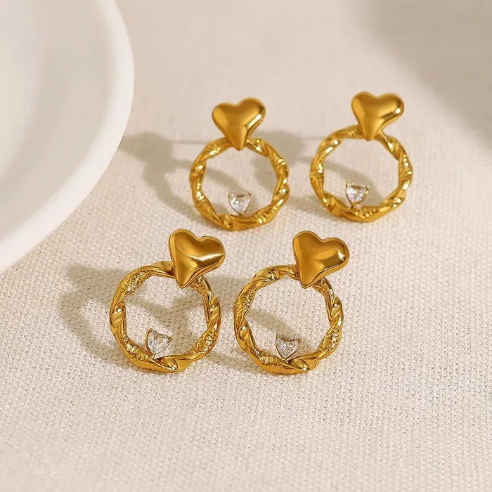 Mabel Love Co Earrings Aesthetic Heart Earrings
