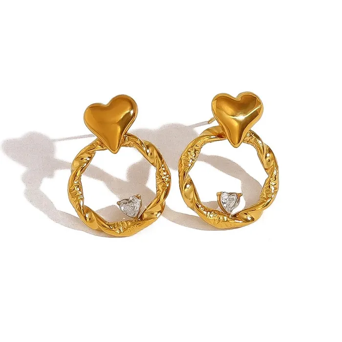 Mabel Love Co Earrings Aesthetic Heart Earrings