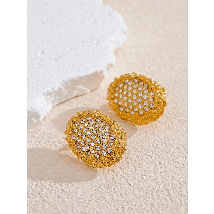 Mabel Love Co Earrings Gold Nugget Earrings