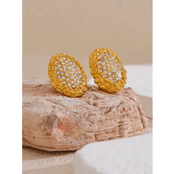 Mabel Love Co Earrings Gold Nugget Earrings