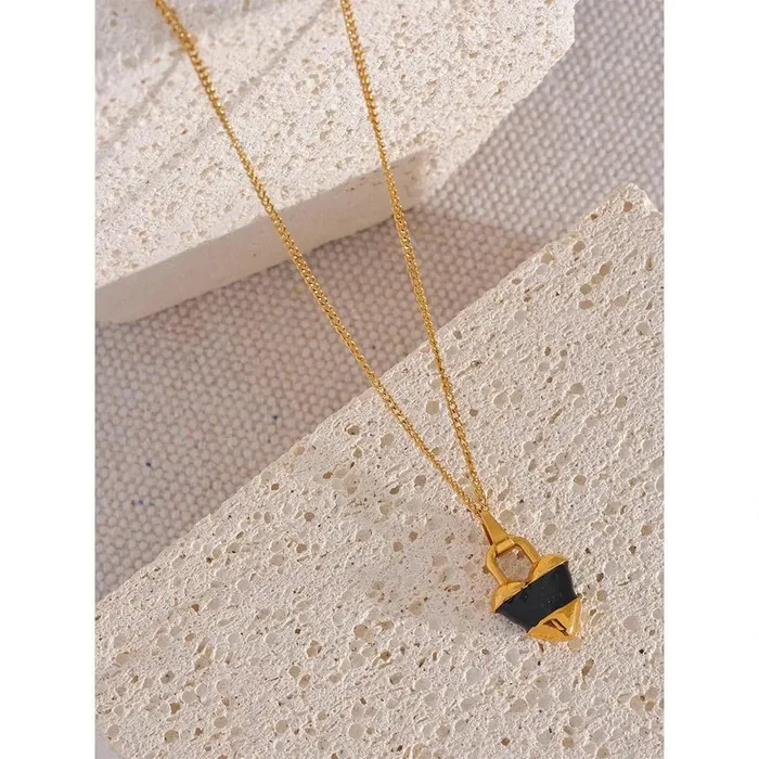 Mabel Love Co Necklaces Padlock Heart Pendant Necklace