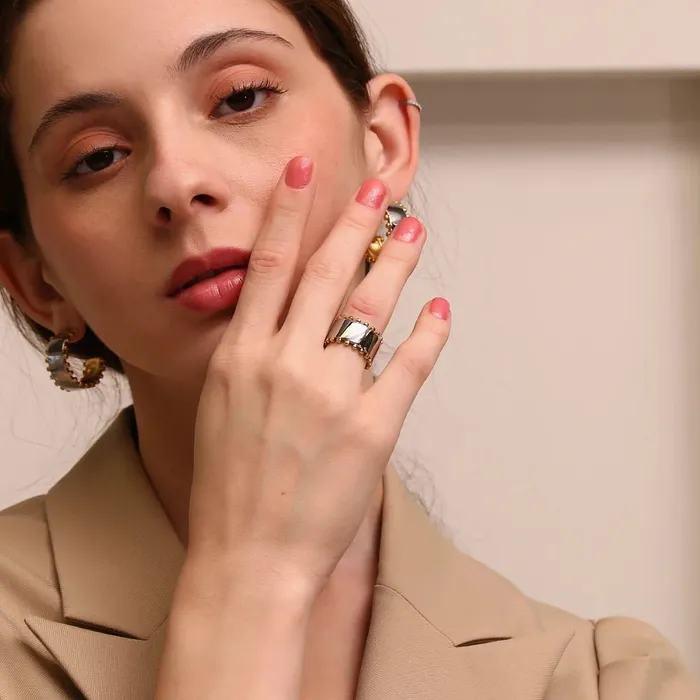 Mabel Love Co Rings Wide Band Ring