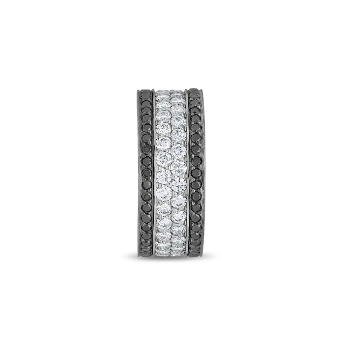 Massimo Eternity Ring Oreo 2Row IF Co Rings Massimo Eternity Ring Oreo 2Row IF Co Rings