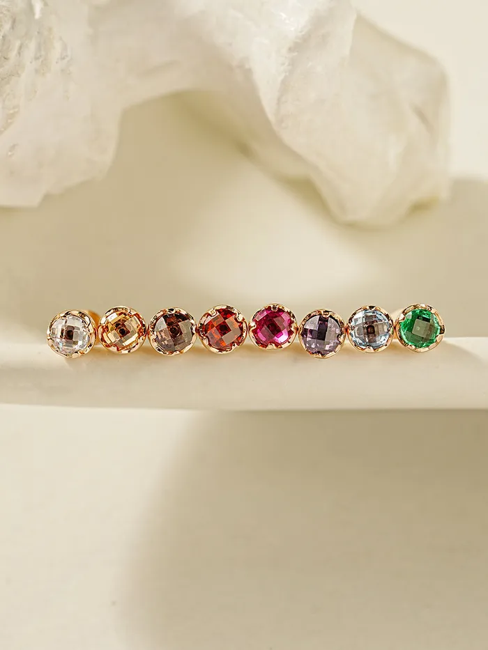 MinimalBijoux PreStyled Sets 14K Gold Cubic Point Tulip External Labret Piercing 20G