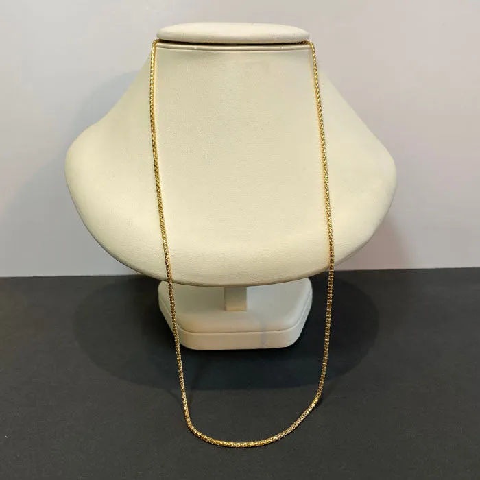 Moriartys Gem Art PreStyled Sets 14K Yellow Gold Popcorn Chain