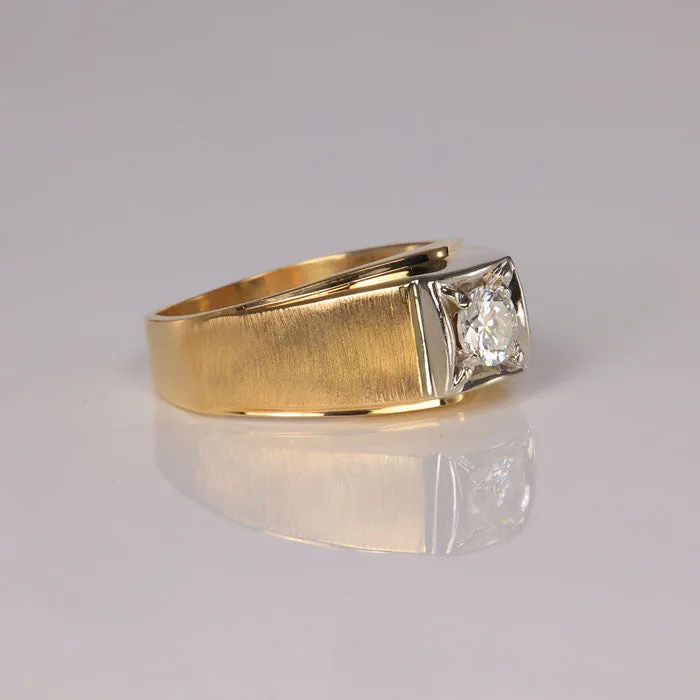 Moriartys Gem Art Rings 14K Yellow Gold Diamond Ring 51 Carats