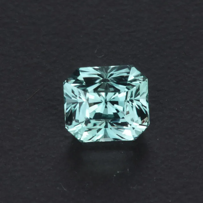 Moriartys Gem Art Rings BluishGreen Brilliant Emerald Cut Montana Sapphire Ring 169 Carats Moriartys Gem Art Rings BluishGreen Brilliant Emerald Cut Montana Sapphire Ring 169 Carats