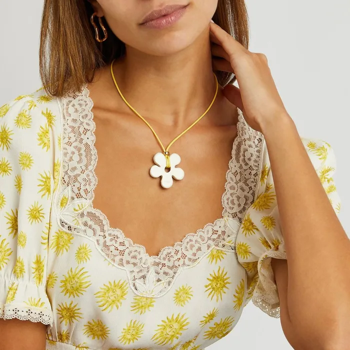 Orchid Necklace shopsnackbreak Necklaces Orchid Necklace shopsnackbreak Necklaces