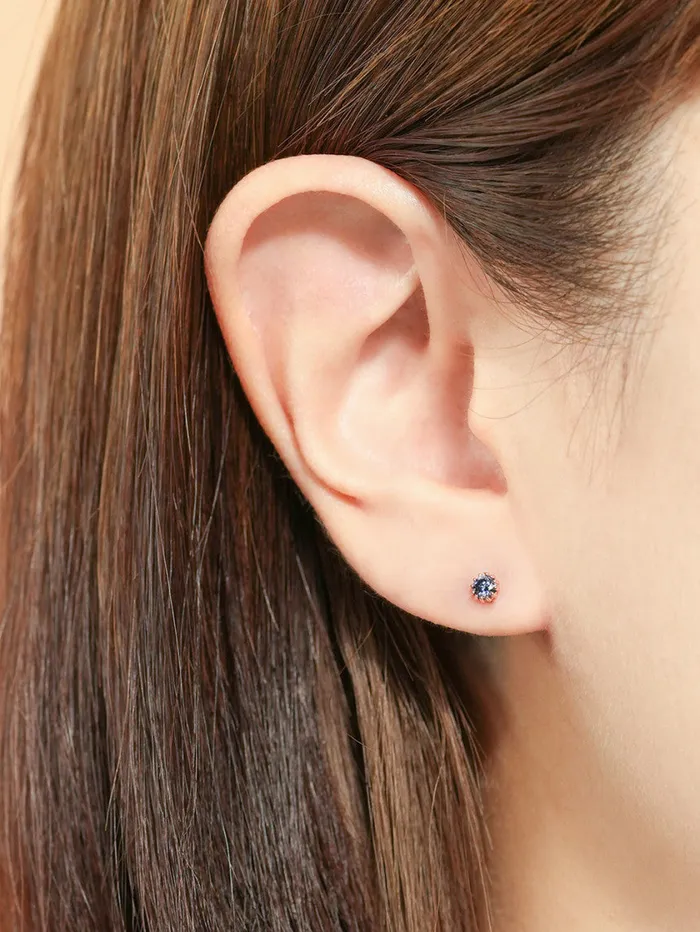 PreStyled Sets 14K Gold Shining Moissanite Internally Threaded Labret Piercing 20G18G16G MinimalBijoux