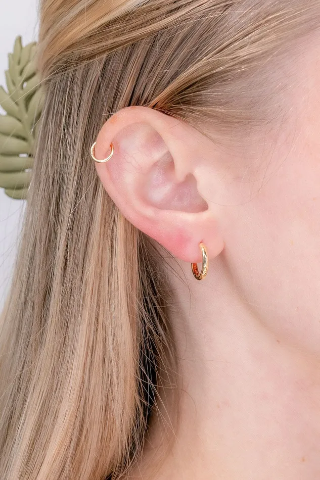 Princess Bride Diamonds PreStyled Sets 2x13mm High Polish Hoops 18k Yellow Gold Princess Bride Diamonds PreStyled Sets 2x13mm High Polish Hoops 18k Yellow Gold