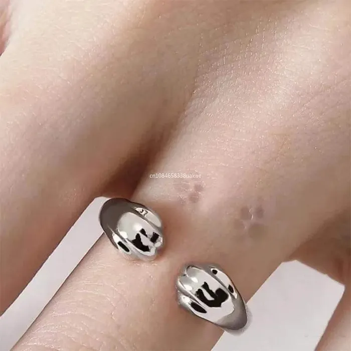 Rings Silver Cute Cat Paw Ring CatCurio Pet Store