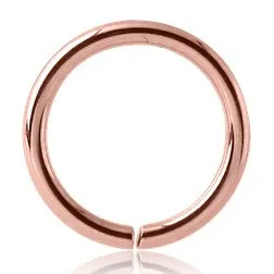 Rings Tulsa Body Jewelry 18g Rose Gold Continuous Ring