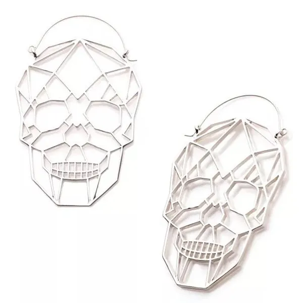 Rings Tulsa Body Jewelry Geometric Skull Tunnel Hoops