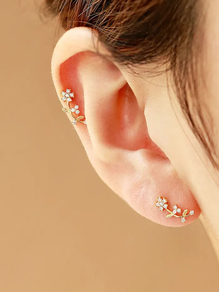 Rose Cartilage Earring MinimalBijoux Earrings