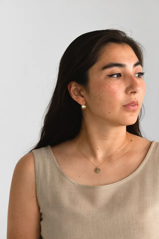 SAMPLE SALE Hygge Bloom Necklace Gold Fill Sheena Marshall Jewelry Necklaces