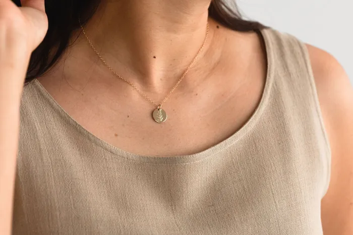 SAMPLE SALE Hygge Bloom Necklace Gold Fill Sheena Marshall Jewelry Necklaces