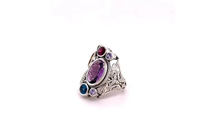 Samuel B Rings Madeira Ring Multi Gemstones