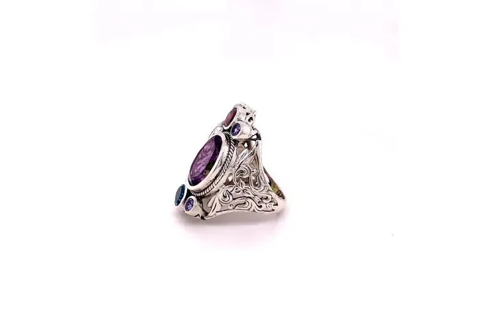 Samuel B Rings Madeira Ring Multi Gemstones