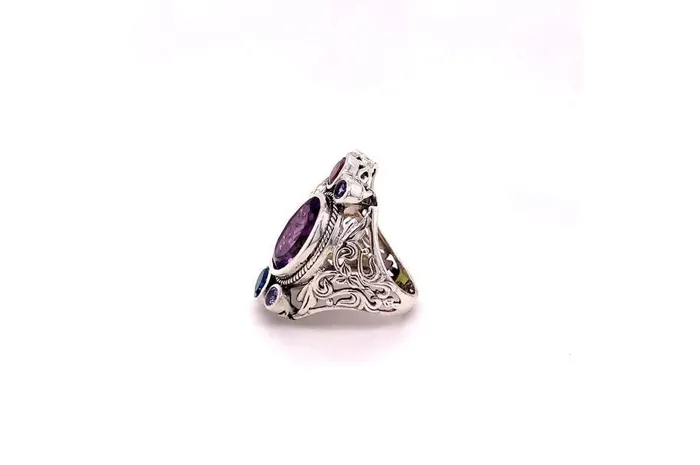 Samuel B Rings Madeira Ring Multi Gemstones