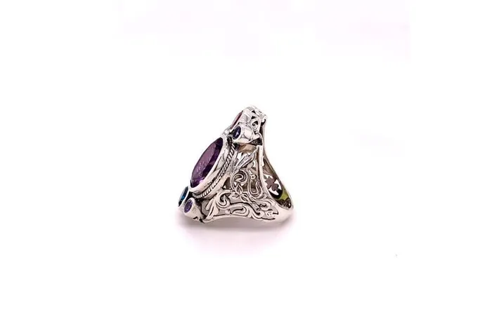 Samuel B Rings Madeira Ring Multi Gemstones