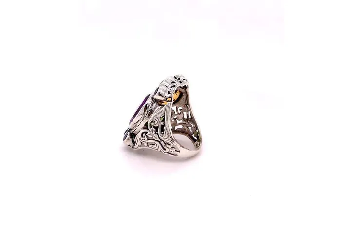 Samuel B Rings Madeira Ring Multi Gemstones