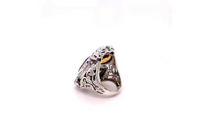 Samuel B Rings Madeira Ring Multi Gemstones