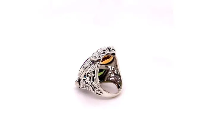 Samuel B Rings Madeira Ring Multi Gemstones