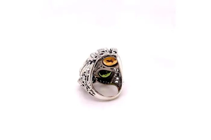 Samuel B Rings Madeira Ring Multi Gemstones