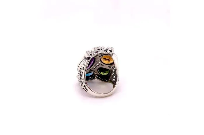Samuel B Rings Madeira Ring Multi Gemstones