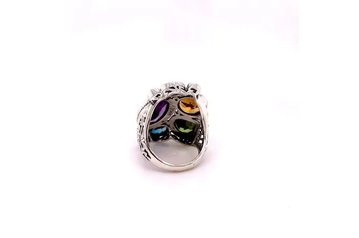Samuel B Rings Madeira Ring Multi Gemstones