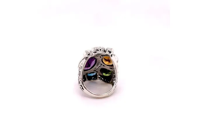 Samuel B Rings Madeira Ring Multi Gemstones