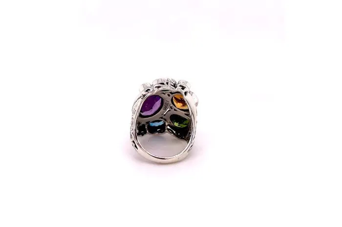 Samuel B Rings Madeira Ring Multi Gemstones