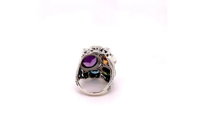 Samuel B Rings Madeira Ring Multi Gemstones