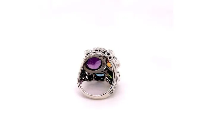 Samuel B Rings Madeira Ring Multi Gemstones