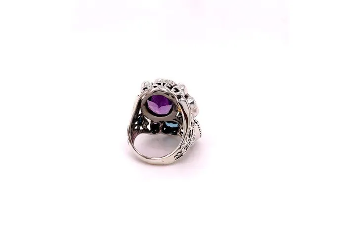Samuel B Rings Madeira Ring Multi Gemstones