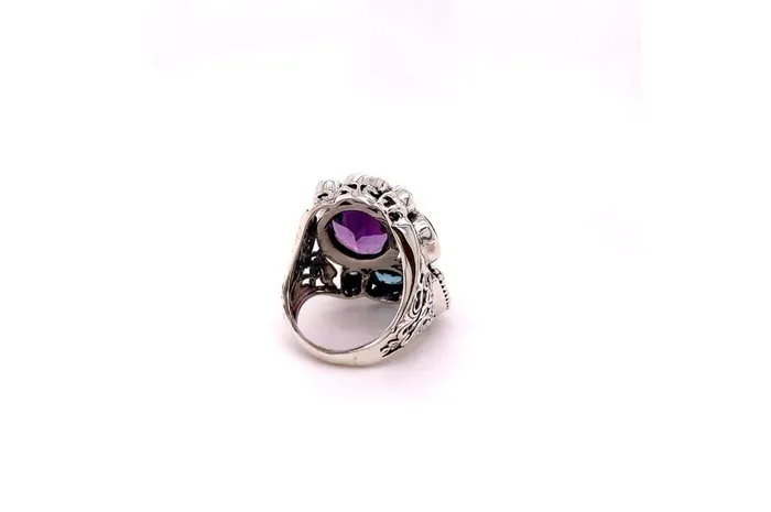 Samuel B Rings Madeira Ring Multi Gemstones