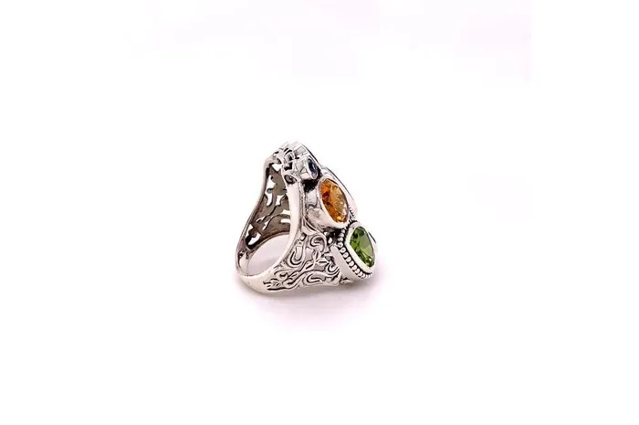 Samuel B Rings Madeira Ring Multi Gemstones