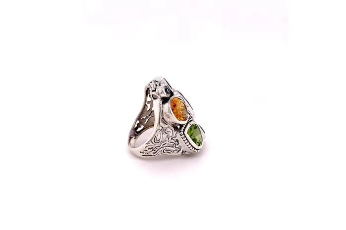 Samuel B Rings Madeira Ring Multi Gemstones