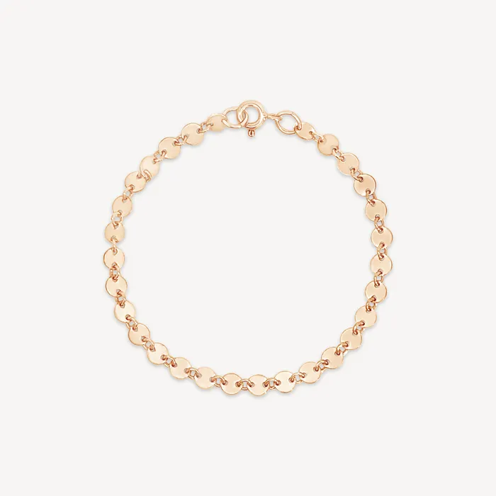 Sheena Marshall Jewelry Bracelets Confetti Disc Bracelet Gold Fill